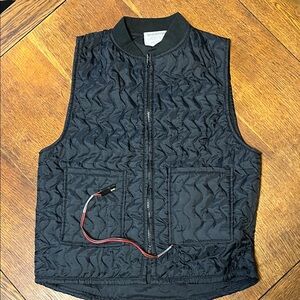 Black Quilted Heated Vest